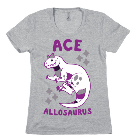 Ace Allosaurus  Womens T-Shirt