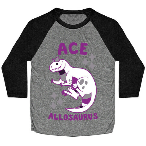 Ace Allosaurus  Baseball Tee
