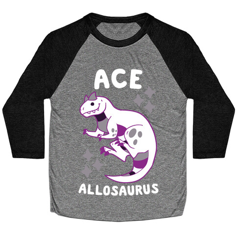 Ace Allosaurus  Baseball Tee