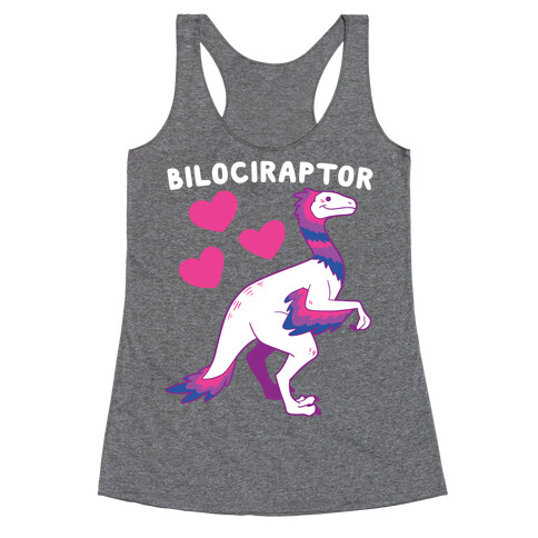 Bilociraptor  Racerback Tank Top