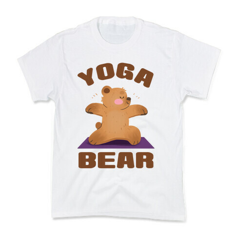 Yoga Bear Kids T-Shirt