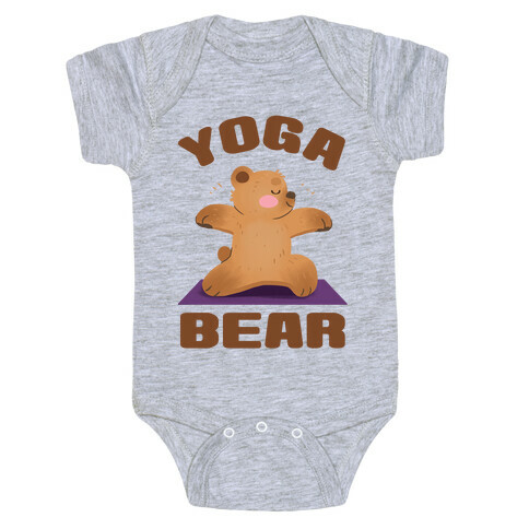 Yoga Bear Baby One-Piece