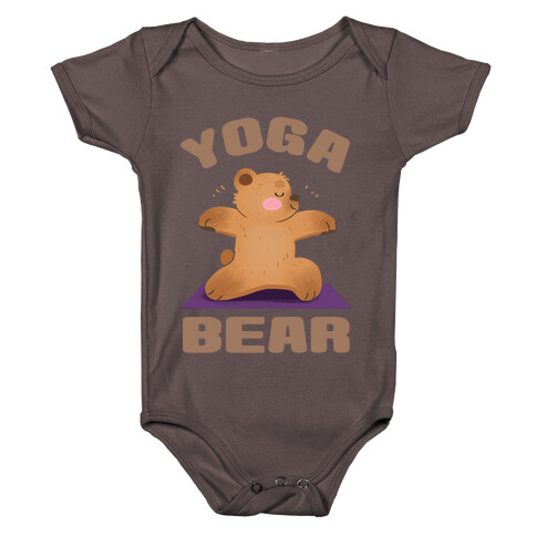 Yoga Bear Baby One-Piece