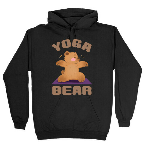 Yoga Bear Hooded Sweatshirt