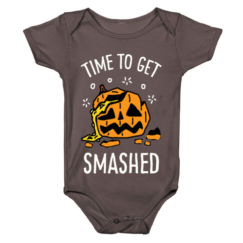 Time To Get Smashed Pumpkin Baby One-Piece
