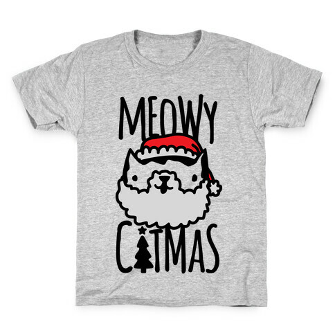 Meowy Catmas Kids T-Shirt