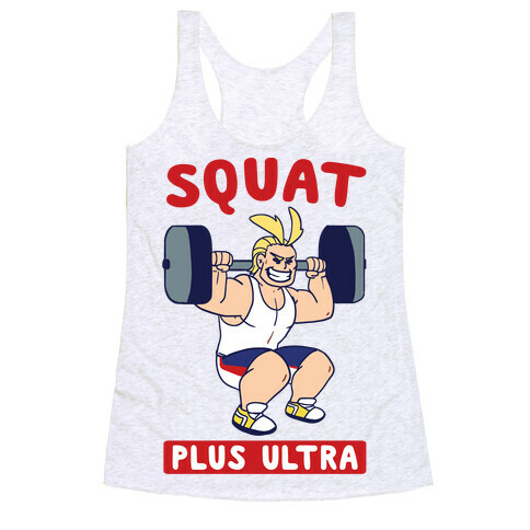 Squat Plus Ultra - All Might Racerback Tank Top