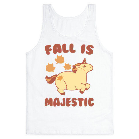 Fall is Majestic - Unicorn Tank Top