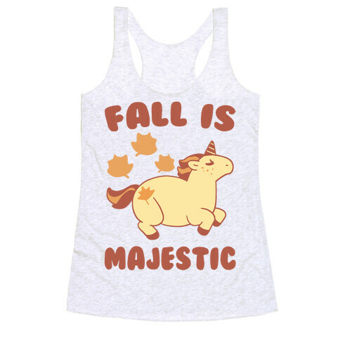 Fall is Majestic - Unicorn Racerback Tank Top