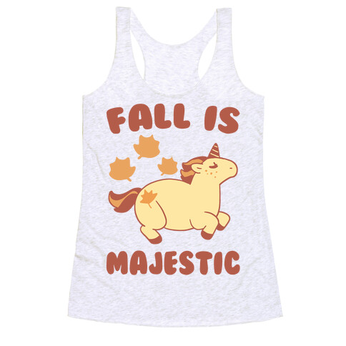 Fall is Majestic - Unicorn Racerback Tank Top