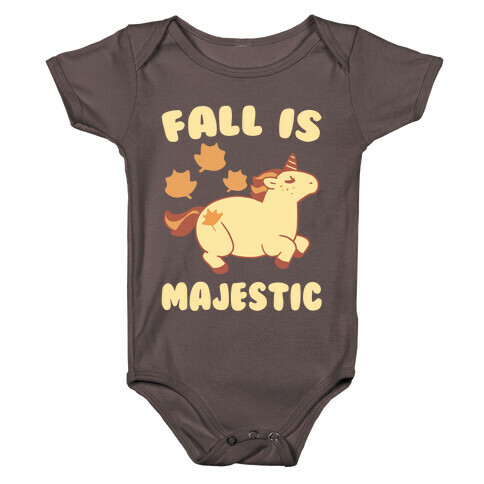 Fall is Majestic - Unicorn Baby One-Piece