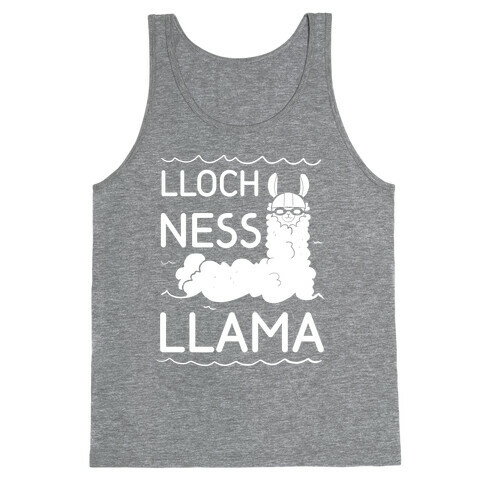 Loch Ness Llama Tank Top
