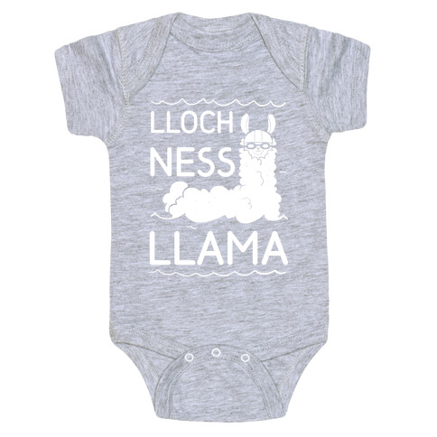 Loch Ness Llama Baby One-Piece