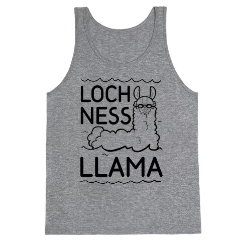 Loch Ness Llama Tank Top