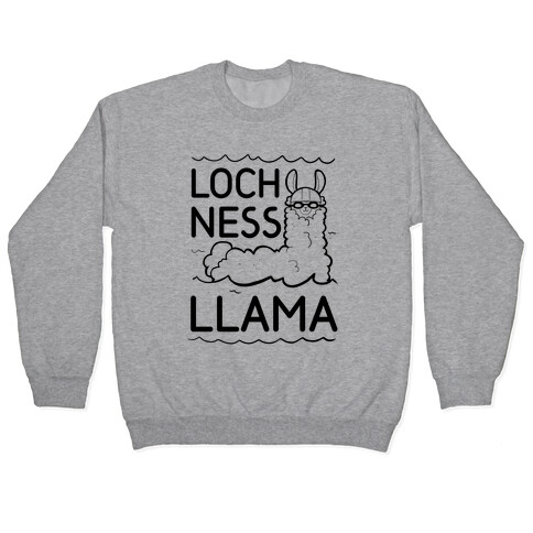 Loch Ness Llama Pullover