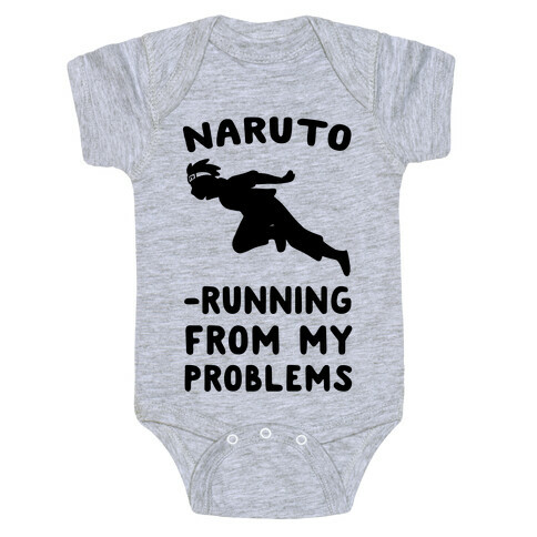 Naruto-Running From My Problems Baby One-Piece