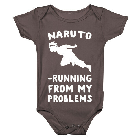 Naruto-Running From My Problems Baby One-Piece