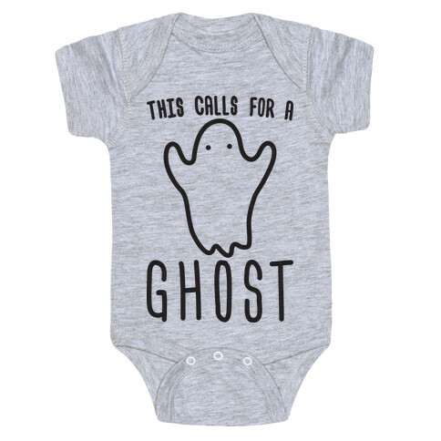 This Calls For A Ghost Baby One-Piece