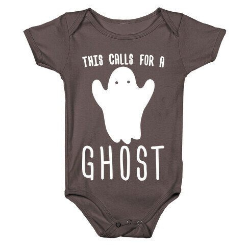 This Calls For A Ghost Baby One-Piece