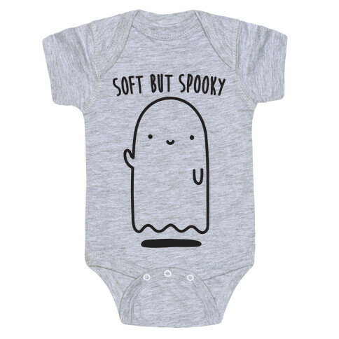 Soft But Spooky Ghost Baby One-Piece
