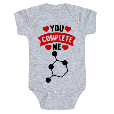 You Complete Me (RNA G & C) Baby One-Piece