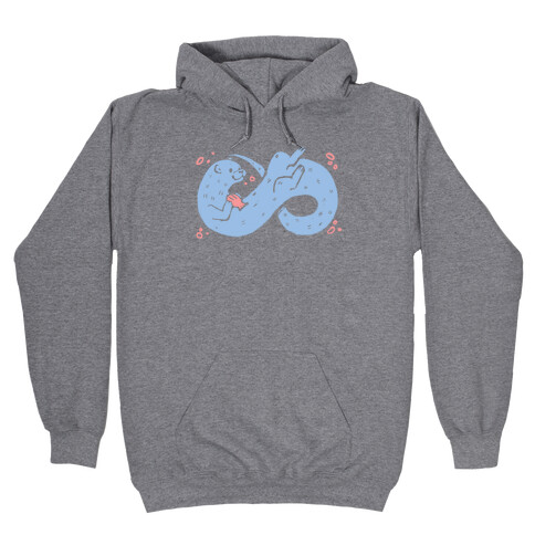 Infinity Otter  Hooded Sweatshirt