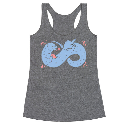 Infinity Otter  Racerback Tank Top