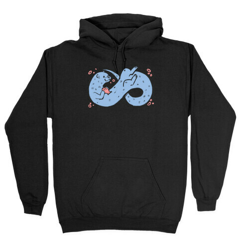 Infinity Otter  Hooded Sweatshirt