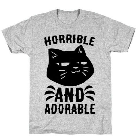 Horrible and Adorable - Cat T-Shirt