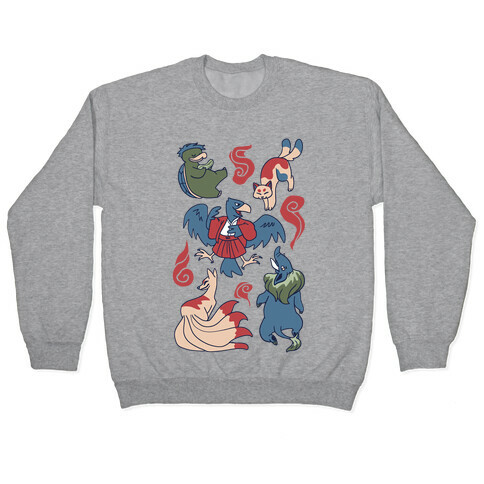 Yokai Guys Pattern  Pullover