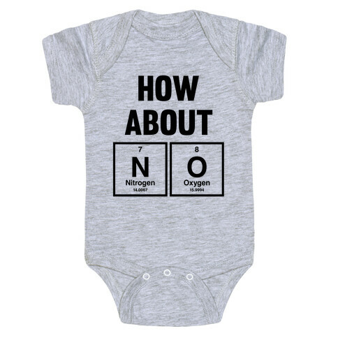 How About No (Chemistry) Baby One-Piece