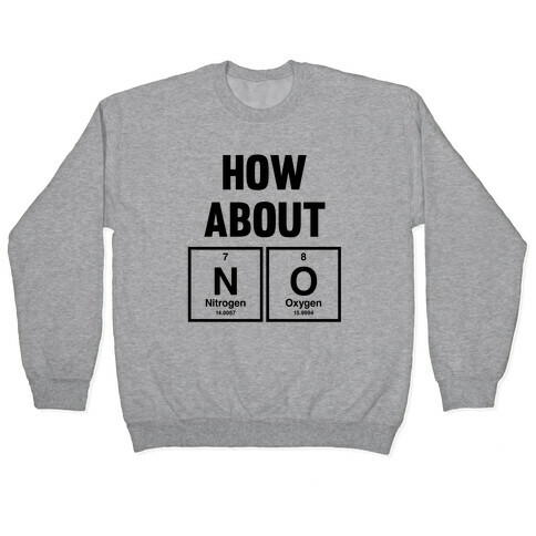 How About No (Chemistry) Pullover