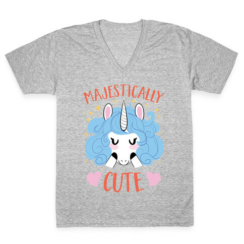 Majestically CUTE! V-Neck Tee Shirt