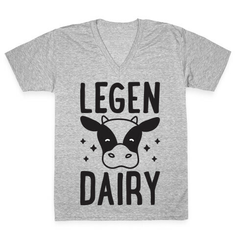 LegenDAIRY Cow V-Neck Tee Shirt