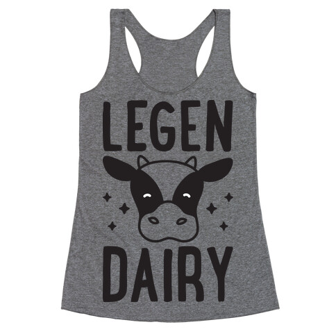 LegenDAIRY Cow Racerback Tank Top