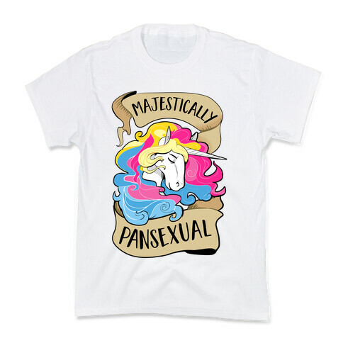 Majestcially Pansexual Kids T-Shirt