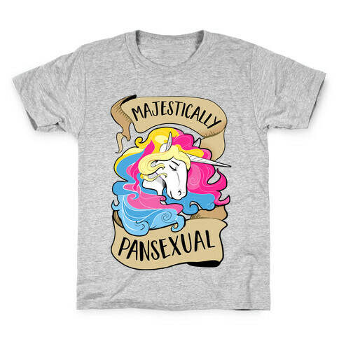 Majestcially Pansexual Kids T-Shirt