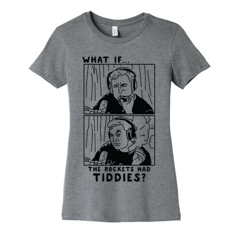 What if the Rockets Had Tiddies? Weed Smoking Elon Musk Womens T-Shirt