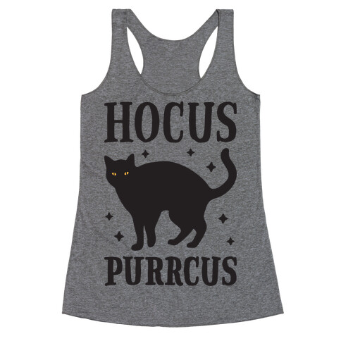 Hocus Purrcus Cat Racerback Tank Top