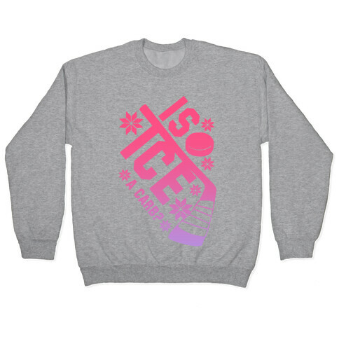 Is Ice A Carb? (Pink) Pullover