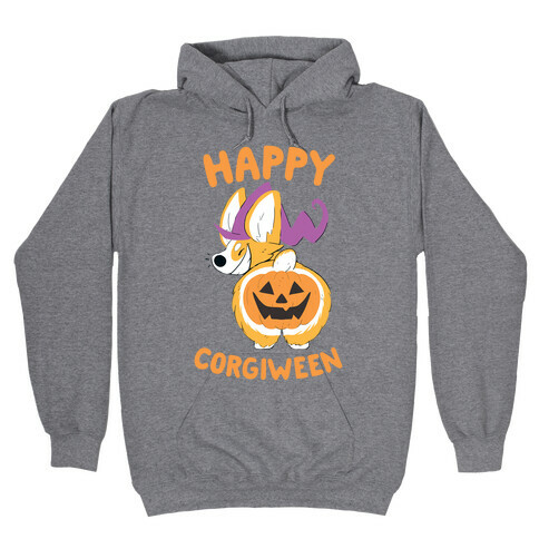 Happy Corgiween! Hooded Sweatshirt