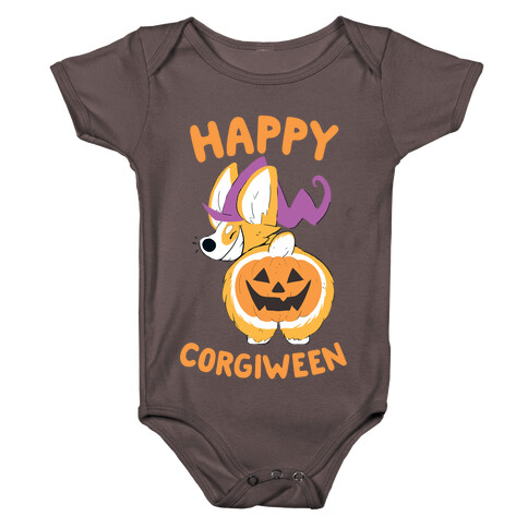 Happy Corgiween! Baby One-Piece