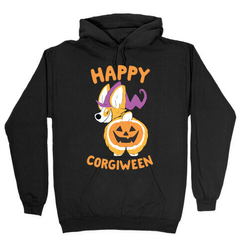 Happy Corgiween! Hooded Sweatshirt