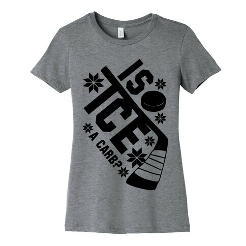 Is Ice A Carb? Womens T-Shirt