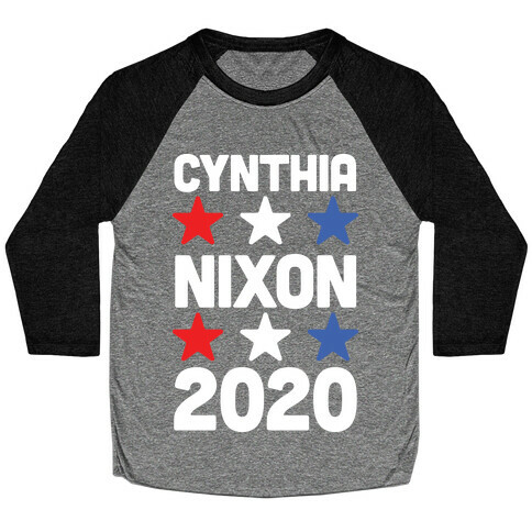 Cynthia Nixon 2020 Baseball Tee