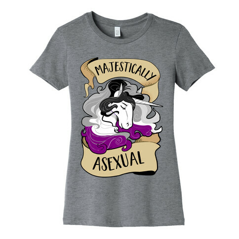 Majestically Asexual Womens T-Shirt