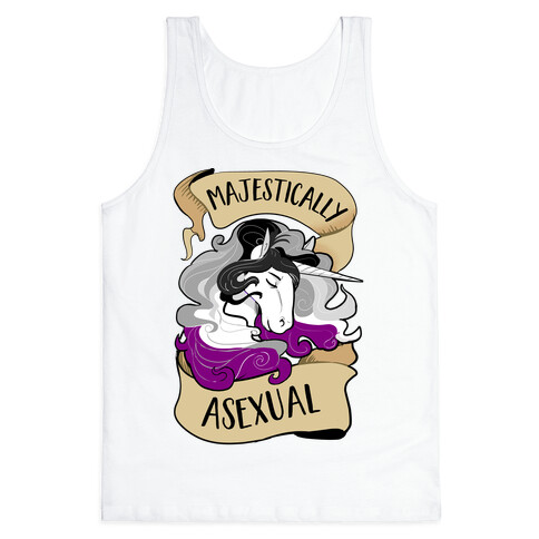 Majestically Asexual Tank Top