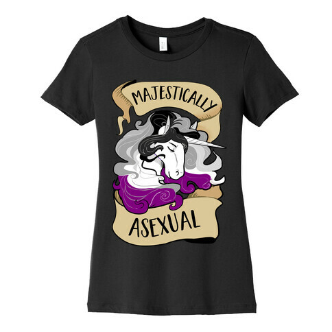 Majestically Asexual Womens T-Shirt