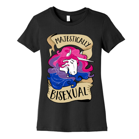 Majestically Bisexual Womens T-Shirt