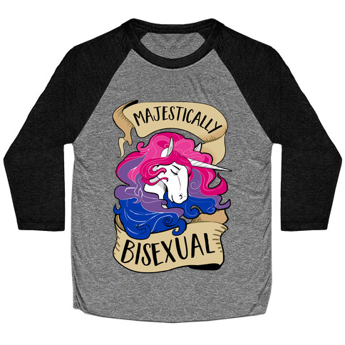 Majestically Bisexual Baseball Tee